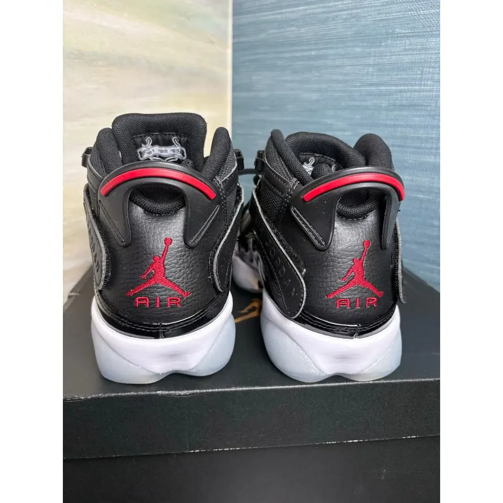 New w/ Box - SZ 8m - Jordan 6 Rings Sneakers - Blk/Gym Red